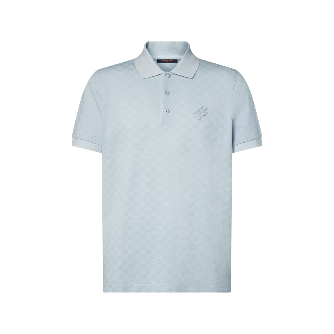 Damier Signature Polo Shirt - For Men | LOUIS VUITTON